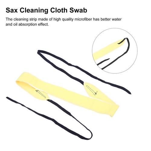 3pcs sax cleaning cloth swab - 3pcs,